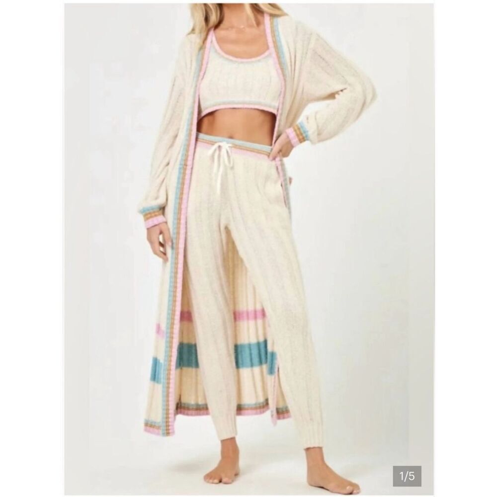 $150 l* space Ivy knit jogger pants NWT SMALL